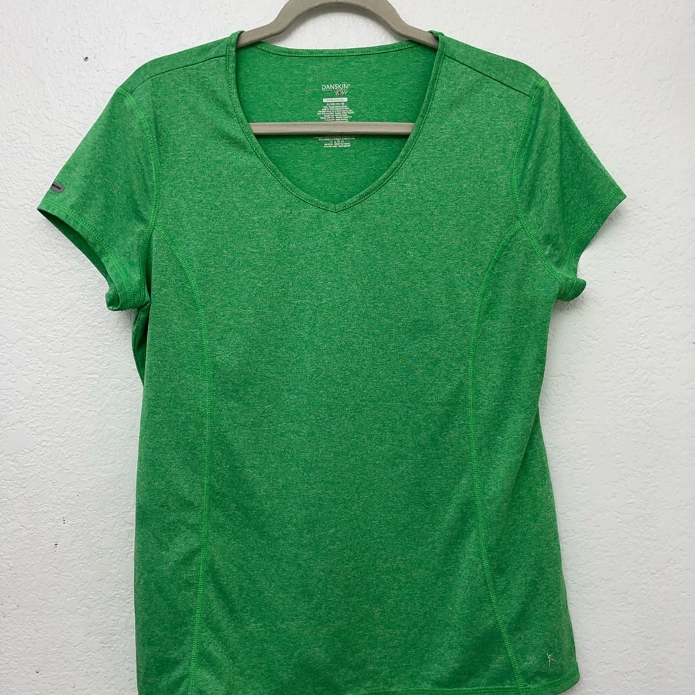 Danskin Women's Short Sleeve Green Tee